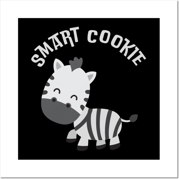 Smart Cookie I'm Cute and I know it Sweet little tiger cute baby outfit Wall Art by BoogieCreates